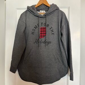 Maurices Indiana Holiday Hoodie, size medium